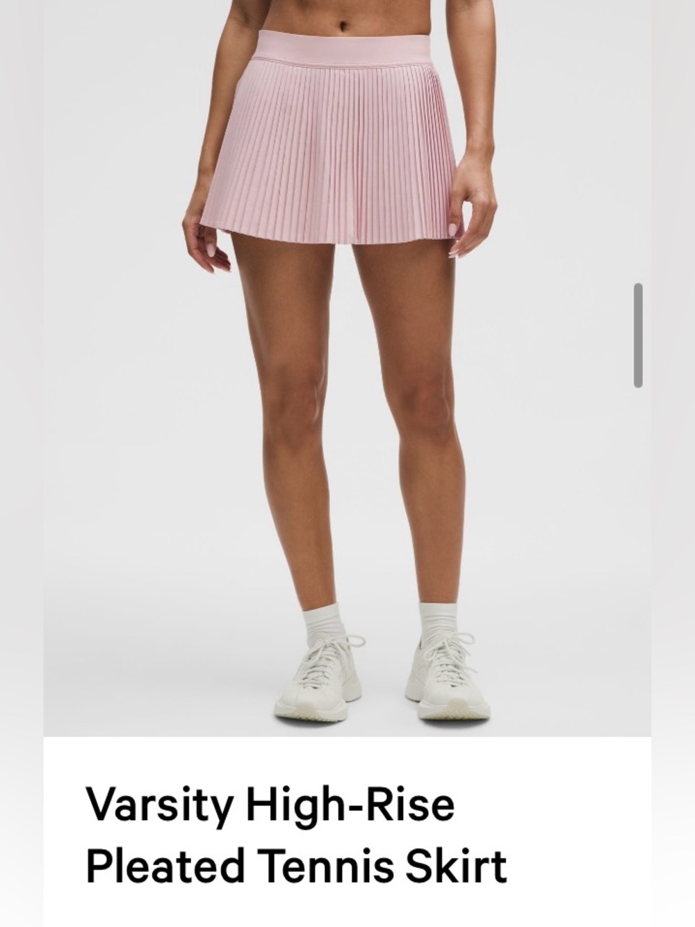 lululemon athletica Pleated Tennis Skirt in Light Pink